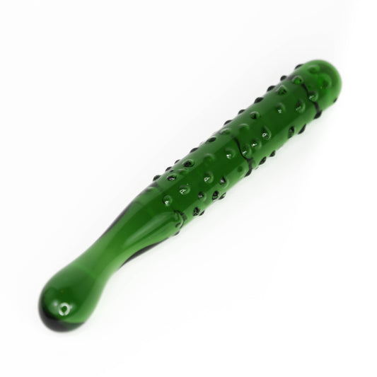 Tickle My Pickle Glass Dildo